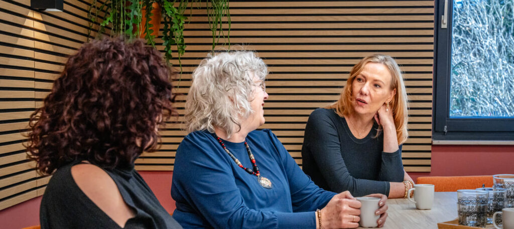 drie adviseurs in gesprek