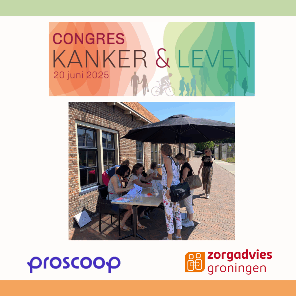Ontvangst buiten deelnemers congres Kanker en Leven 2025