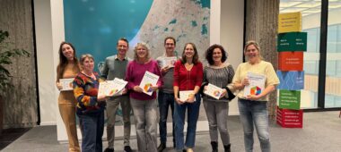 Groepsfoto deelnemers training positieve gezondheid